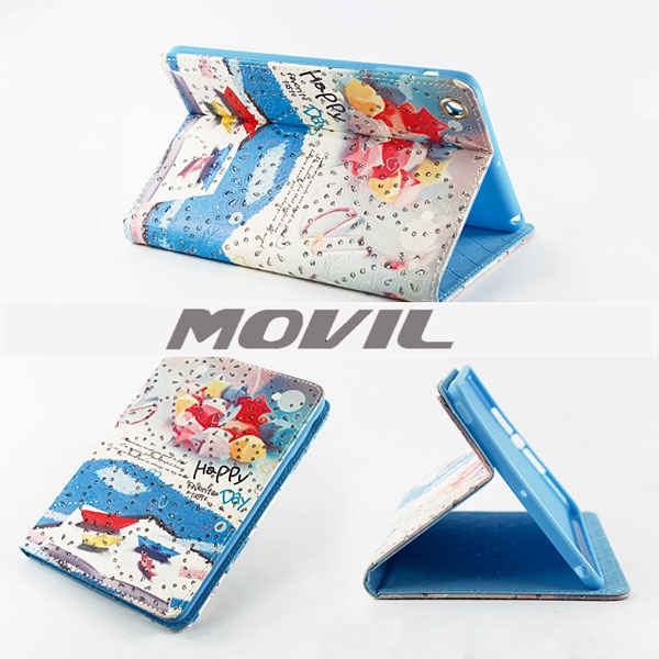 NP-2106 Elegante funda de cuero pu para ipad mini-2